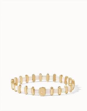 NEW SPARTINA 449 women's tila stretch bracelet in white